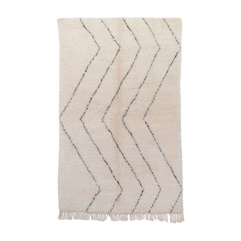 Beni ourain rug- Moroccan Rug- 8x10 rugs-Berber Rug - azilal rug- living room rug, area rug- handmade rug- rugs rugs