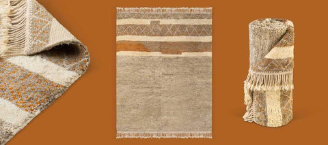 Beni ourain rug- Moroccan Rug- 8x10 rugs-Berber Rug - azilal rug- living room rug, area rug- handmade rug- rugs rugs