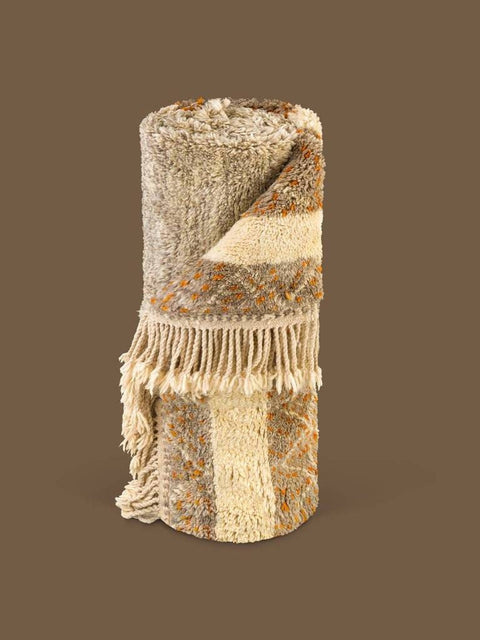 Beni ourain rug- Moroccan Rug- 8x10 rugs-Berber Rug - azilal rug- living room rug, area rug- handmade rug- rugs rugs