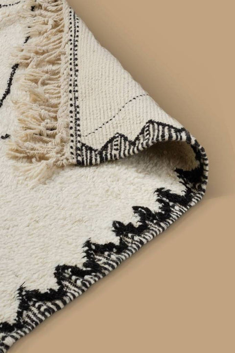 Beni ourain rug- Moroccan Rug- 8x10 rugs-Berber Rug - azilal rug- living room rug, area rug- handmade rug- rugs rugs