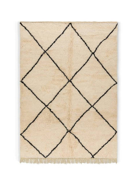 Beni ourain rug- Moroccan Rug- 8x10 rugs-Berber Rug - azilal rug- living room rug, area rug- handmade rug- rugs rugs