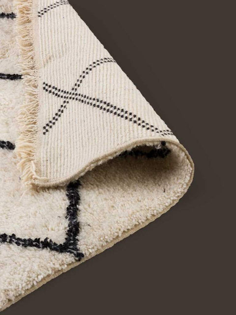 Beni ourain rug- Moroccan Rug- 8x10 rugs-Berber Rug - azilal rug- living room rug, area rug- handmade rug- rugs rugs