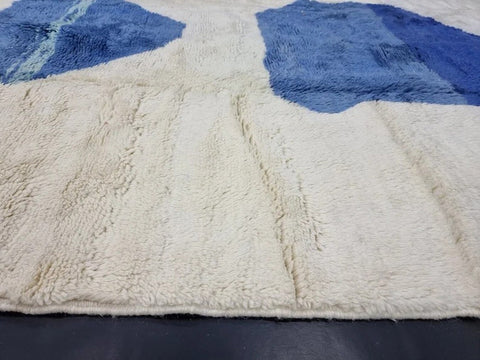 Beni ourain rug- Moroccan Rug- Custom size rug-Berber Rug - Custom rug- rugs for living room, Genuine lamb wool- Contemporary rug- All wool