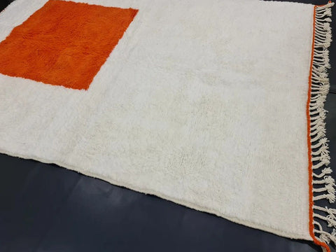 Beni ourain rug- Moroccan Rug- Custom size rug-Berber Rug - Custom rug- rugs for living room, Genuine lamb wool- Contemporary rug- All wool