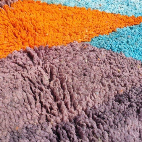 Beni ourain rug- Moroccan Rug- Custom size rug-Berber Rug - Custom rug- rugs for living room- Azilal Rug- Contemporary rug- All wool