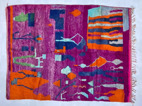 Beni ourain rug- Moroccan Rug- handmade rug-Berber Rug - Custom rug- rugs for living room, rugs rugs- 8x10 rug- 9x12 rugs