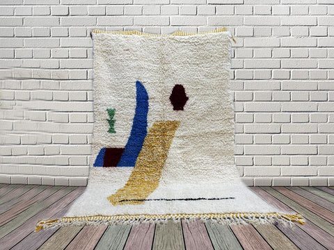 Beni ourain rug- Moroccan Rug- 8x10 rugs-Berber Rug - 9x12 rugs- rugs for living room, rugs rugs- Contemporary rug- halloween sale