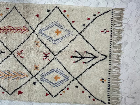 Beni ourain rug- Moroccan Rug- handmade rug-Berber Rug - Custom rug- rugs for living room, rugs rugs- 8x10 rug- 9x12 rugs