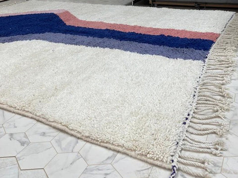 Beni ourain rug- Moroccan Rug- handmade rug-Berber Rug - Custom rug- rugs for living room, rugs rugs- 8x10 rug- 9x12 rugs