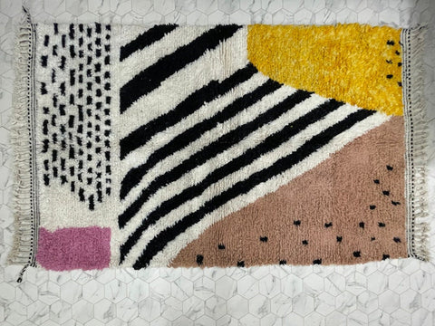 Beni ourain rug- Moroccan Rug- 8x10 rugs-Berber Rug - 9x12 rugs- rugs for living room, rugs rugs- Contemporary rug- halloween sale