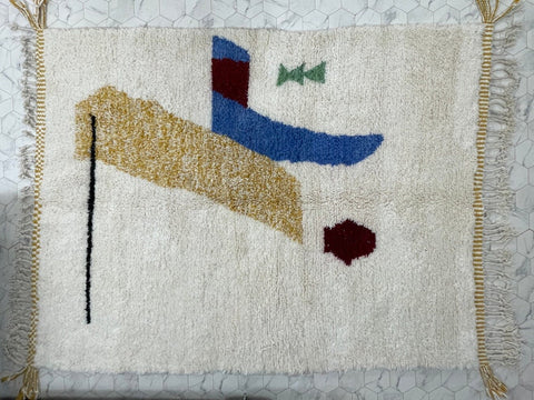 Beni ourain rug- Moroccan Rug- 8x10 rugs-Berber Rug - 9x12 rugs- rugs for living room, rugs rugs- Contemporary rug- halloween sale