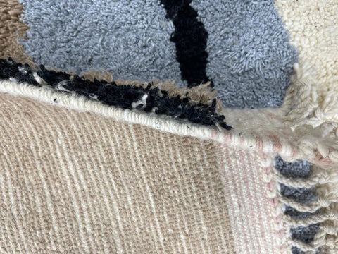 Beni ourain rug- Moroccan Rug- 8x10 rugs-Berber Rug - 9x12 rugs- rugs for living room, rugs rugs- Contemporary rug- halloween sale