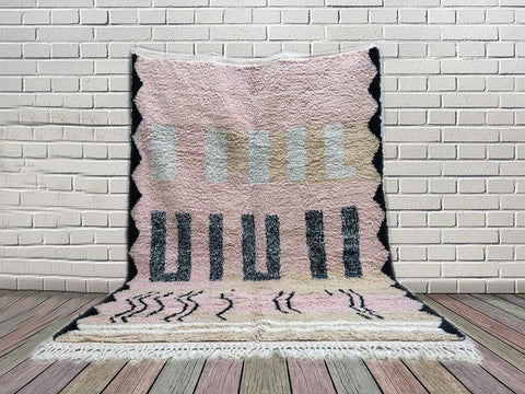 Beni ourain rug- Moroccan Rug- 8x10 rugs-Berber Rug - 9x12 rugs- rugs for living room, rugs rugs- Contemporary rug- halloween sale