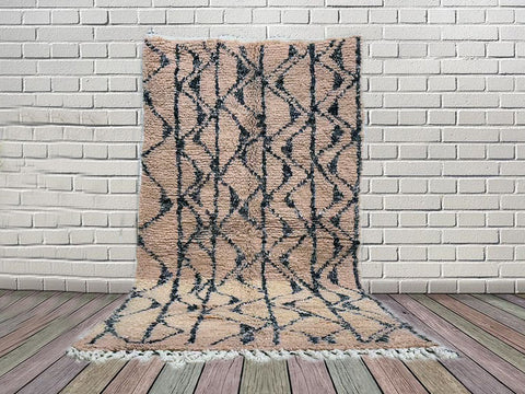 Beni ourain rug- Moroccan Rug- 8x10 rugs-Berber Rug - 9x12 rugs- rugs for living room, rugs rugs- Contemporary rug- halloween sale
