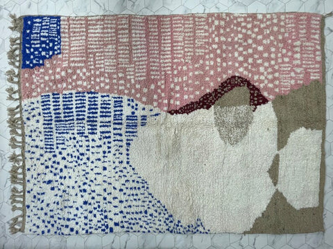 Beni ourain rug- Moroccan Rug- 8x10 rugs-Berber Rug - 9x12 rugs- rugs for living room, rugs rugs- Contemporary rug- halloween sale