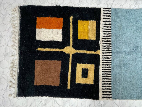 Beni ourain rug- Moroccan Rug- 8x10 rugs-Berber Rug - 9x12 rugs- rugs for living room, rugs rugs- Contemporary rug- halloween sale