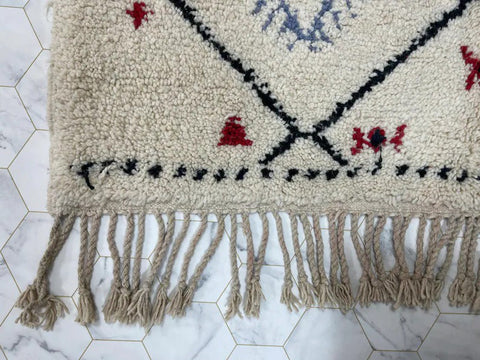 Beni ourain rug- Moroccan Rug- handmade rug-Berber Rug - Custom rug- rugs for living room, rugs rugs- 8x10 rug- 9x12 rugs