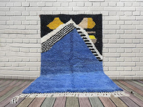 Beni ourain rug- Moroccan Rug- handmade rug-Berber Rug - Custom rug- rugs for living room, rugs rugs- 8x10 rug- 9x12 rugs