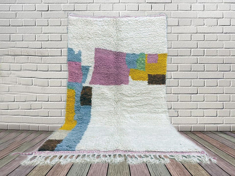 Beni ourain rug- Moroccan Rug- handmade rug-Berber Rug - Custom rug- rugs for living room, rugs rugs- 8x10 rug- 9x12 rugs