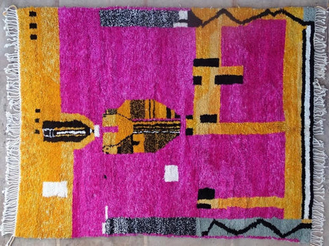 Rug- Moroccan Rug- 8x10 rugs-Berber Rug - bohemian rug- rugs for living room, rugs rugs- abstract rug- handmade rug