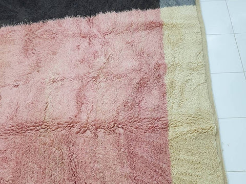 Beni ourain rug- Moroccan Rug- Custom size rug-Berber Rug - Custom rug- rugs for living room, Genuine lamb wool- Contemporary rug- All wool