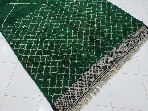 Beni ourain rug- Moroccan Rug- Custom size rug-Berber Rug - Custom rug- rugs for living room, Genuine lamb wool- Contemporary rug- All wool