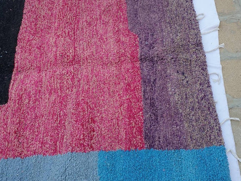 Beni ourain rug- Moroccan Rug- Custom size rug-Berber Rug - Custom rug- rugs for living room, Genuine lamb wool- Contemporary rug- All wool