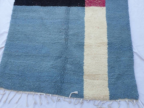 Beni ourain rug- Moroccan Rug- Custom size rug-Berber Rug - Custom rug- rugs for living room, Genuine lamb wool- Contemporary rug- All wool
