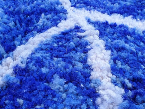 Beni ourain rug- Moroccan Rug- Custom size rug-Berber Rug - Custom rug- rugs for living room, Genuine lamb wool- Contemporary rug- All wool