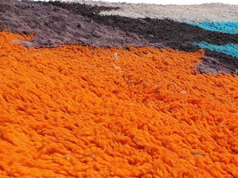 Beni ourain rug- Moroccan Rug- Custom size rug-Berber Rug - Custom rug- rugs for living room, Genuine lamb wool- Contemporary rug- All wool