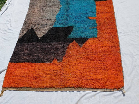 Beni ourain rug- Moroccan Rug- Custom size rug-Berber Rug - Custom rug- rugs for living room, Genuine lamb wool- Contemporary rug- All wool