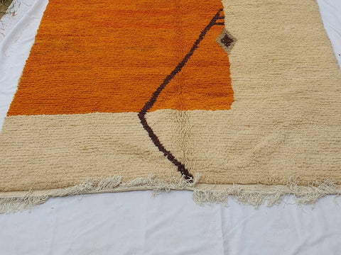 Beni ourain rug- Moroccan Rug- Custom size rug-Berber Rug - Custom rug- rugs for living room, Genuine lamb wool- Contemporary rug- All wool