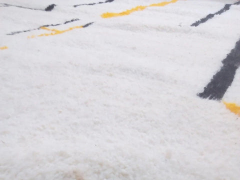 Beni ourain rug- Moroccan Rug- Custom size rug-Berber Rug - Custom rug- rugs for living room, Genuine lamb wool- Contemporary rug- All wool