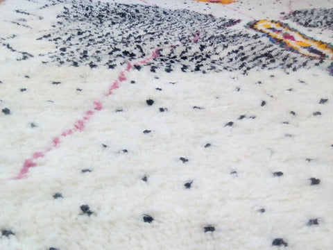 Beni ourain rug- Moroccan Rug- Custom size rug-Berber Rug - Custom rug- rugs for living room, Genuine lamb wool- Contemporary rug- All wool