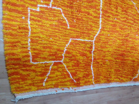 Beni ourain rug- Moroccan Rug- Custom size rug-Berber Rug - Custom rug- rugs for living room, Genuine lamb wool- Contemporary rug- All wool