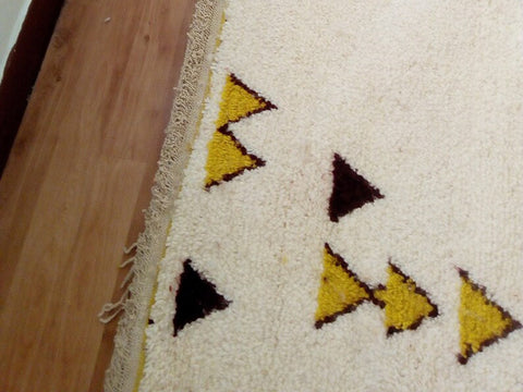 Beni ourain rug- Moroccan Rug- Custom size rug-Berber Rug - Custom rug- rugs for living room, Genuine lamb wool- Contemporary rug- All wool
