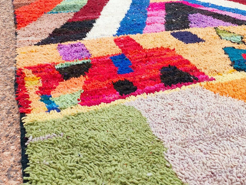 Beni ourain rug- Moroccan Rug- Custom size rug-Berber Rug - Custom rug- rugs for living room, Genuine lamb wool- Contemporary rug- All wool