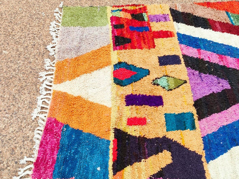Beni ourain rug- Moroccan Rug- Custom size rug-Berber Rug - Custom rug- rugs for living room, Genuine lamb wool- Contemporary rug- All wool