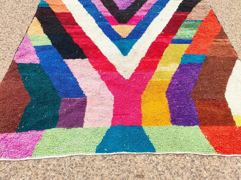 Beni ourain rug- Moroccan Rug- Custom size rug-Berber Rug - Custom rug- rugs for living room, Genuine lamb wool- Contemporary rug- All wool