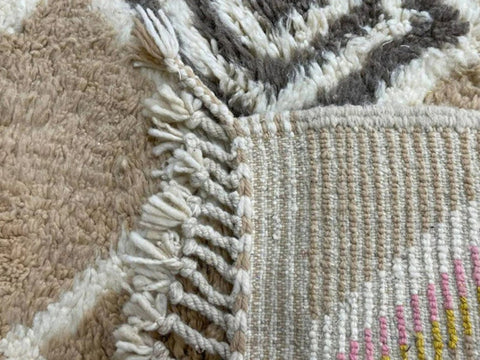 Beni ourain rug- Moroccan Rug- Custom size rug-Berber Rug - Custom rug- rugs for living room, Genuine lamb wool- Contemporary rug- All wool