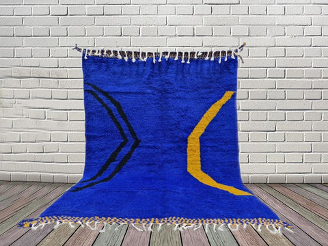 Beni ourain rug- Moroccan Rug- Custom size rug-Berber Rug - Custom rug- rugs for living room, Genuine lamb wool- Contemporary rug- All wool
