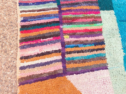 Beni ourain rug- Moroccan Rug- Custom size rug-Berber Rug - Custom rug- rugs for living room, Genuine lamb wool- Contemporary rug- All wool