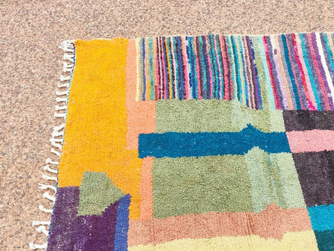 Beni ourain rug- Moroccan Rug- Custom size rug-Berber Rug - Custom rug- rugs for living room, Genuine lamb wool- Contemporary rug- All wool