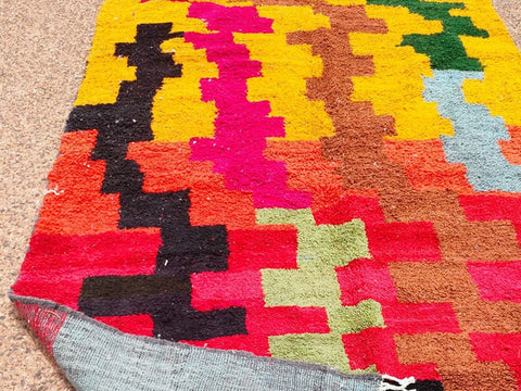 Beni ourain rug- Moroccan Rug- Custom size rug-Berber Rug - Custom rug- rugs for living room, Genuine lamb wool- Contemporary rug- All wool
