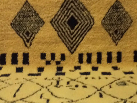 Beni ourain rug- Moroccan Rug- Custom size rug-Berber Rug - Custom rug- rugs for living room, Genuine lamb wool- Contemporary rug- All wool