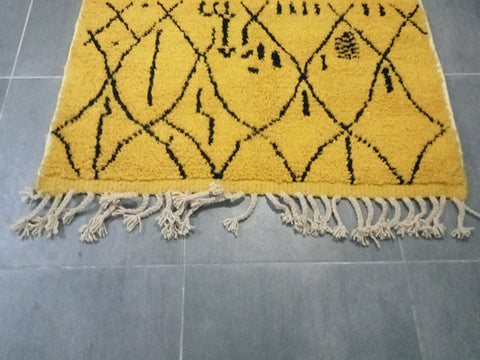 Beni ourain rug- Moroccan Rug- Custom size rug-Berber Rug - Custom rug- rugs for living room, Genuine lamb wool- Contemporary rug- All wool