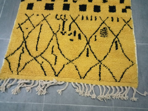 Beni ourain rug- Moroccan Rug- Custom size rug-Berber Rug - Custom rug- rugs for living room, Genuine lamb wool- Contemporary rug- All wool