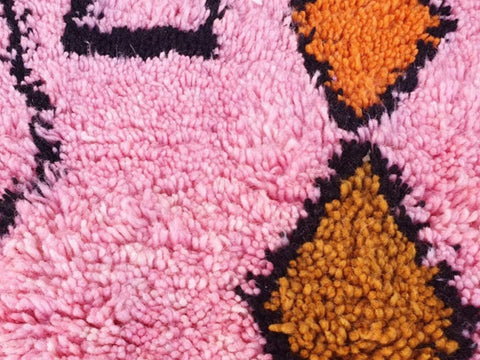 Modern Moroccan rug custom size rug  Boujad rug  azilal rug  rugs for living room  9 by 12 rug  berber rug rugs pink rug beni ourain rug