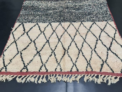 Authentic Beni ourain rug- Moroccan Rug- Custom size rug-Berber Rug - Custom rug- living room rug , classic rug - Contemporary rug