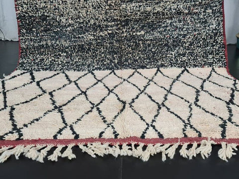 Authentic Beni ourain rug- Moroccan Rug- Custom size rug-Berber Rug - Custom rug- living room rug , classic rug - Contemporary rug